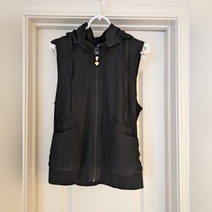 HeartSoul Scrub Vest Black Medium